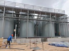 120吨钢衬塑储罐、110吨液碱储罐、钢衬四氟储罐